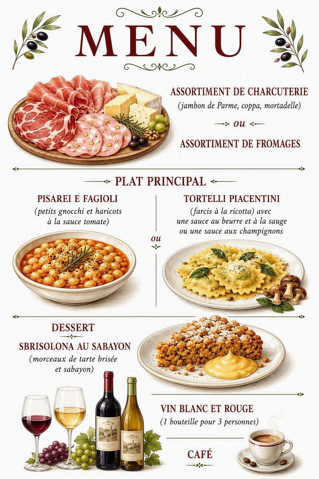 menu fr